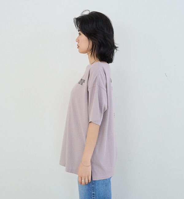 Rouge vif「ボートネックロゴTシャツ」|Tシャツ・カットソー|
