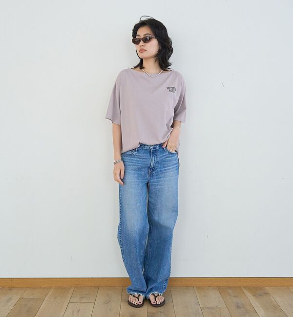 Rouge vif「ボートネックロゴTシャツ」|Tシャツ・カットソー|