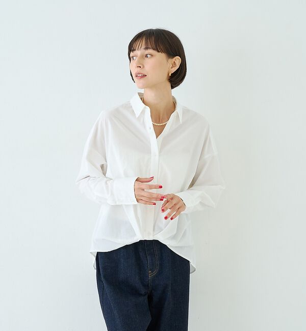 Rouge vif「ポリエステルコットンツイストシャツ【予約】」|シャツ・ブラウス|