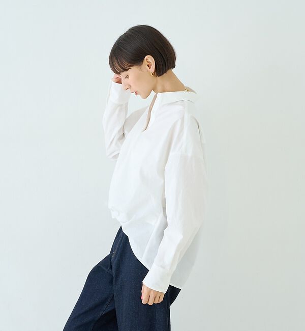 Rouge vif「ポリエステルコットンツイストシャツ【予約】」|シャツ・ブラウス|