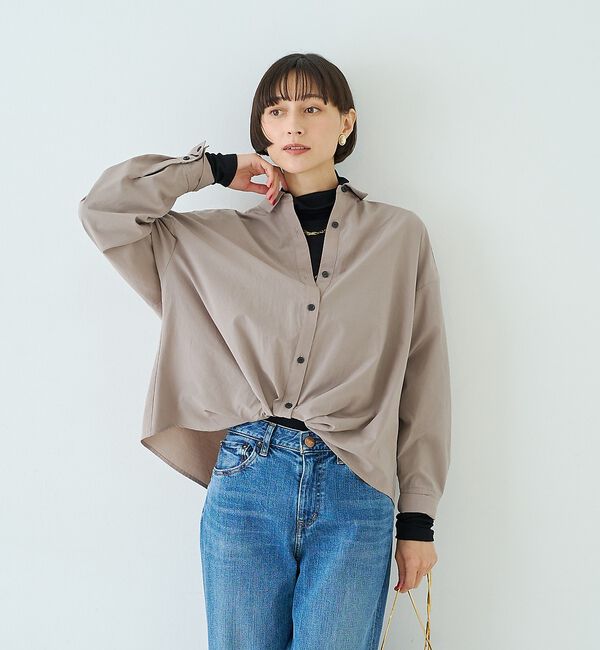 Rouge vif「ポリエステルコットンツイストシャツ【予約】」|シャツ・ブラウス|