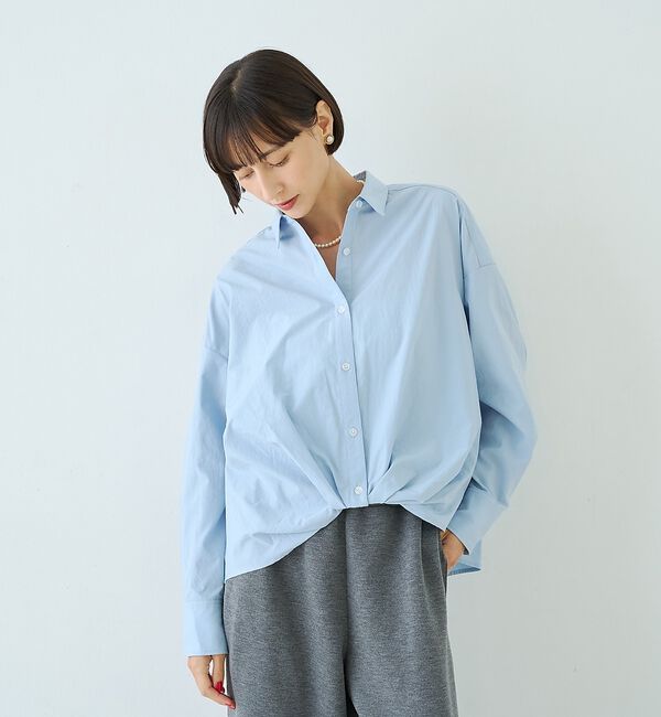 Rouge vif「ポリエステルコットンツイストシャツ【予約】」|シャツ・ブラウス|