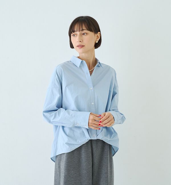 Rouge vif「ポリエステルコットンツイストシャツ【予約】」|シャツ・ブラウス|