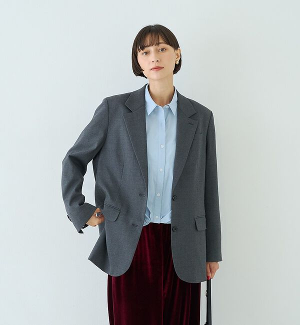 Rouge vif「ポリエステルコットンツイストシャツ【予約】」|シャツ・ブラウス|