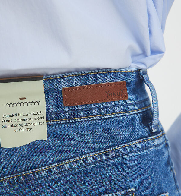qualite「【YANUK】ボーイズストレートデニムパンツ LEA」|デニム|