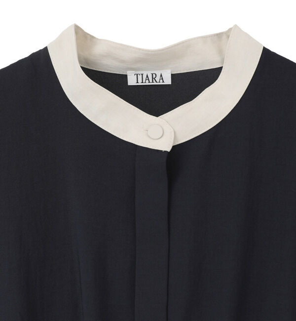 TIARA「ハイネックシャーリングワンピース」|ワンピース|
