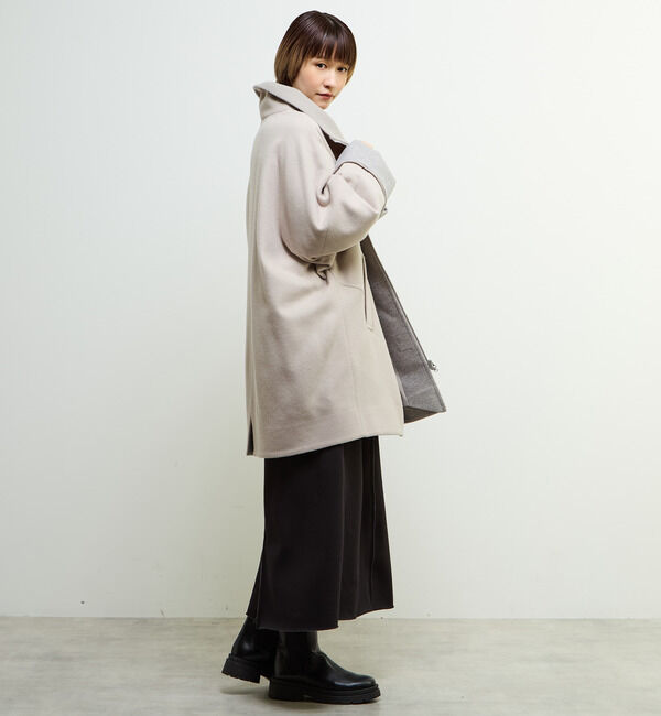 SOFFITTO「【nota della mano sinistra（ノータ デラ マノ シニストラ）】ドルマンファスナーハイネックコート」|その他|