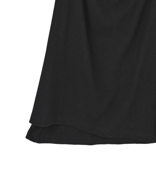 SOFFITTO「【GREEN BUTTER/グリーンバター】Shining Wrap Dress Black」|ワンピース|