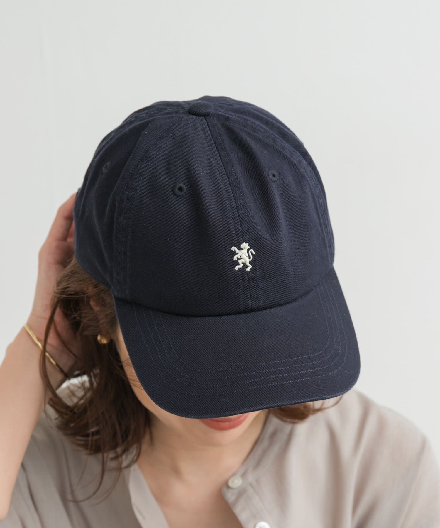 URBAN RESEARCH DOORS「GYMPHLEX　6PANEL CAP」|キャップ・キャスケット|ネイビー