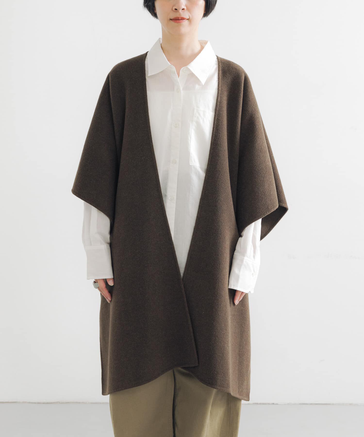 URBAN RESEARCH「ウールカシミヤリバーポンチョ」|ポンチョ・ケープ|