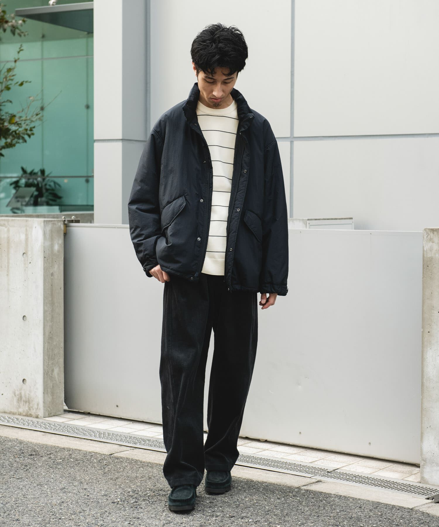 URBAN RESEARCH DOORS「中綿ショートモッズコート」|ミリタリー・モッズコート|