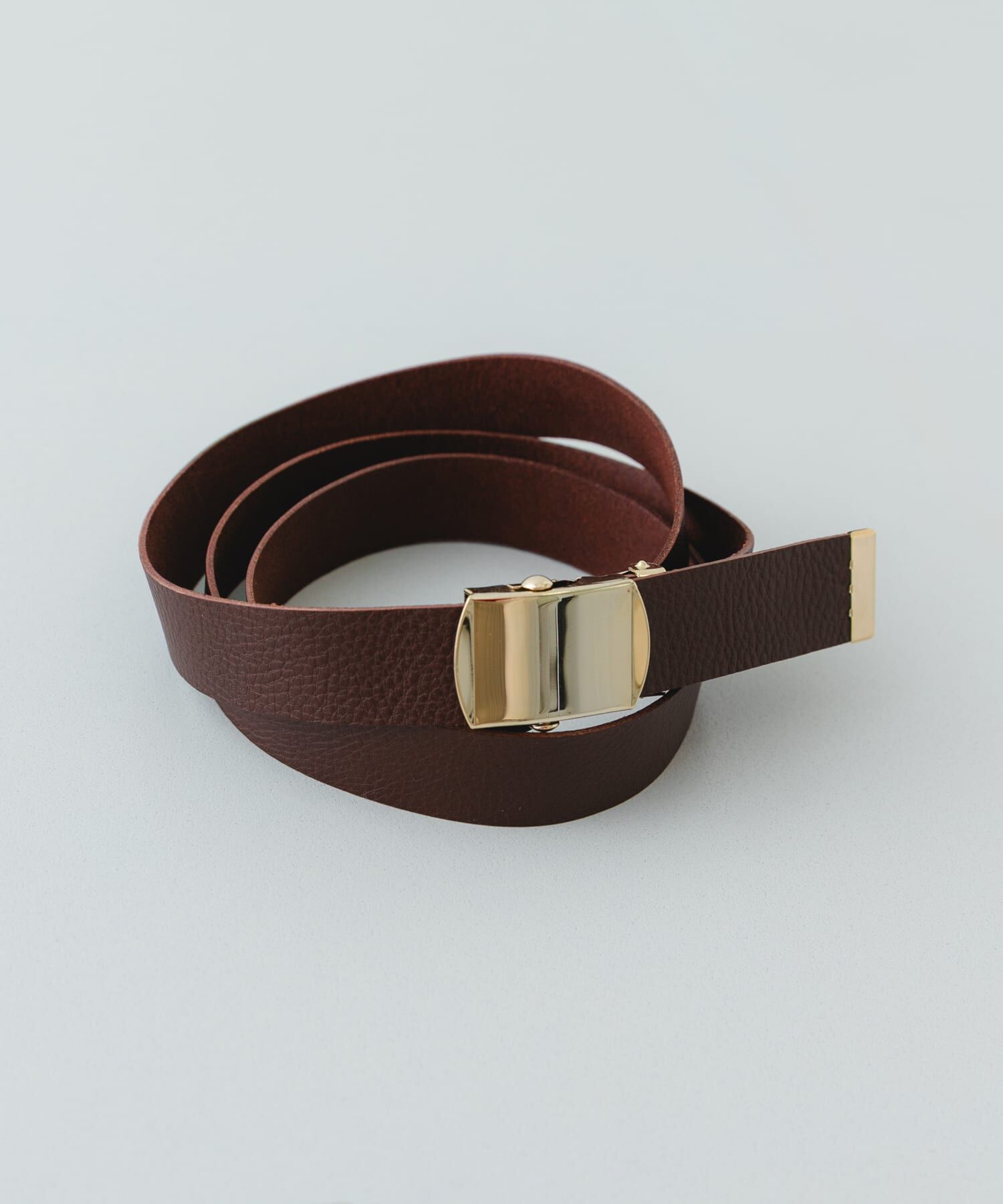 RODE SKO「atelier brugge　ROLLER BUCKLE BELT」|ベルト|ダークブラウン