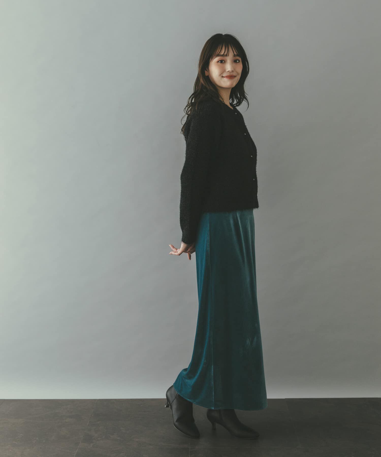 URBAN RESEARCH ROSSO「ラメシャギーカーディガン」|カーディガン|