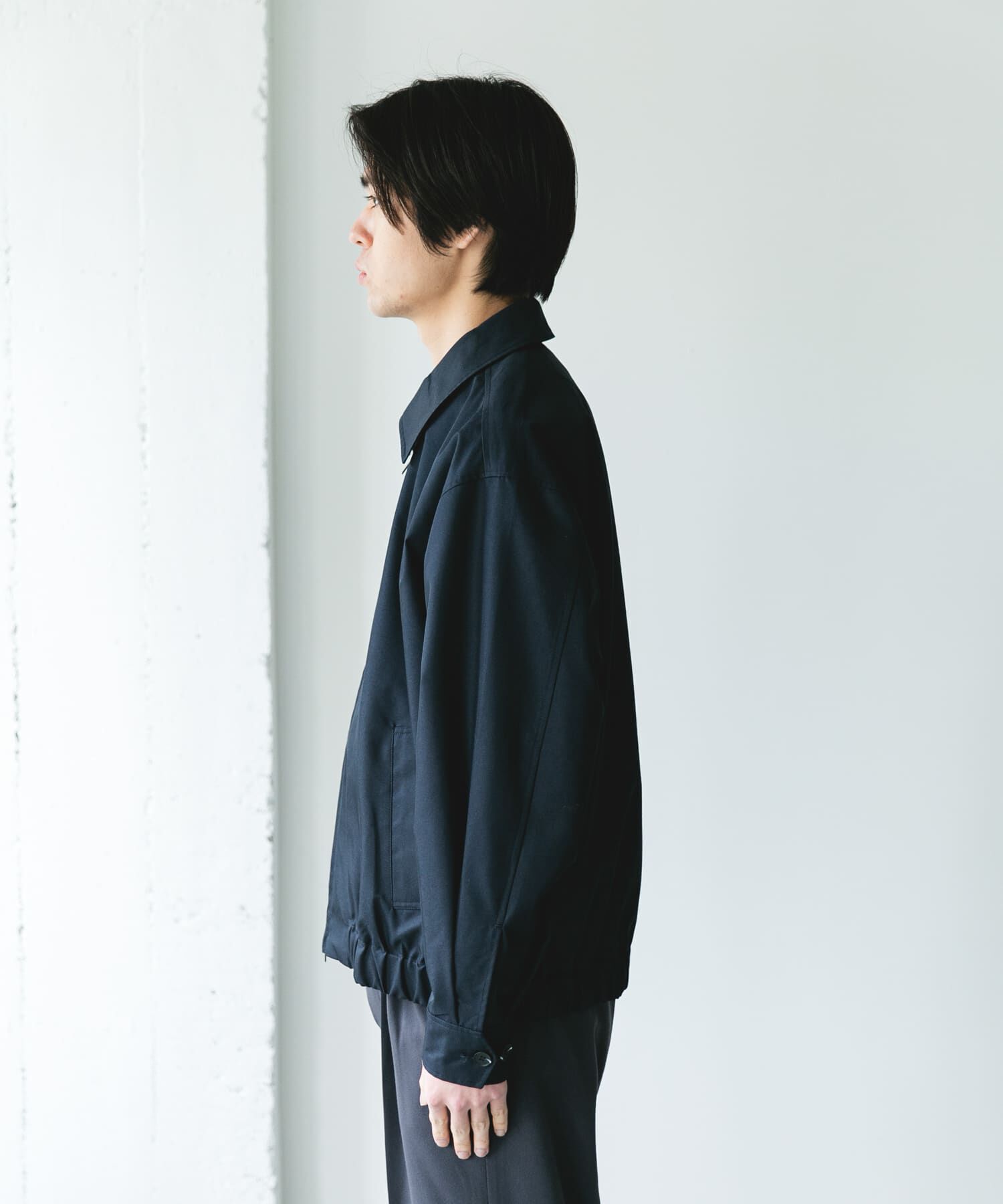 URBAN RESEARCH DOORS「ヘムシャーリング フルジップ ブルゾン」|ブルゾン・スタジャン|