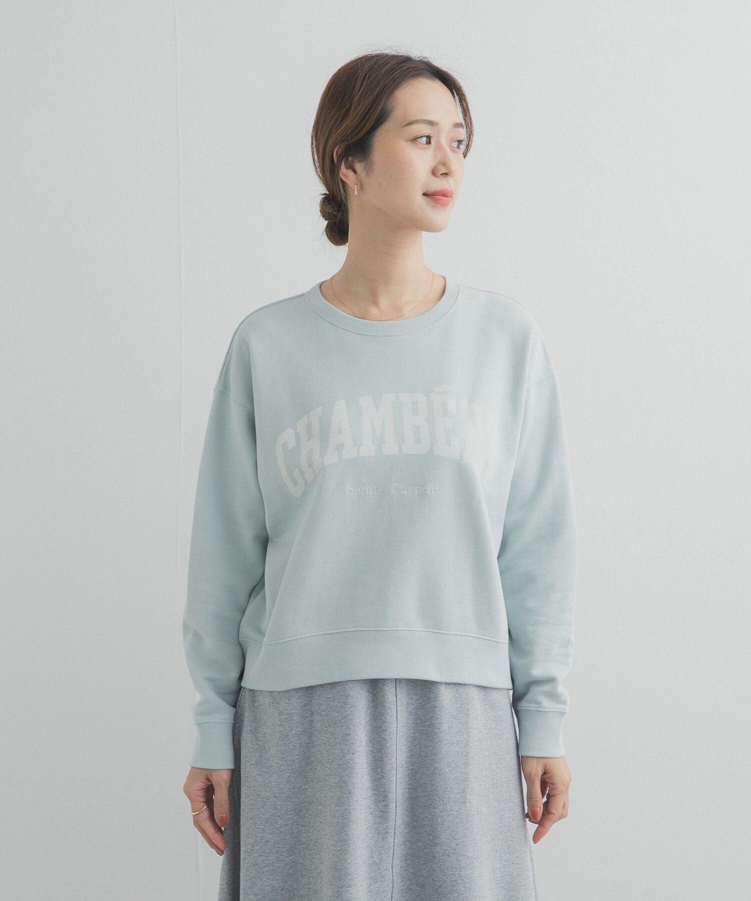URBAN RESEARCH DOORS「カレッジロゴ刺繍スウェット」|スウェット・ジャージ|