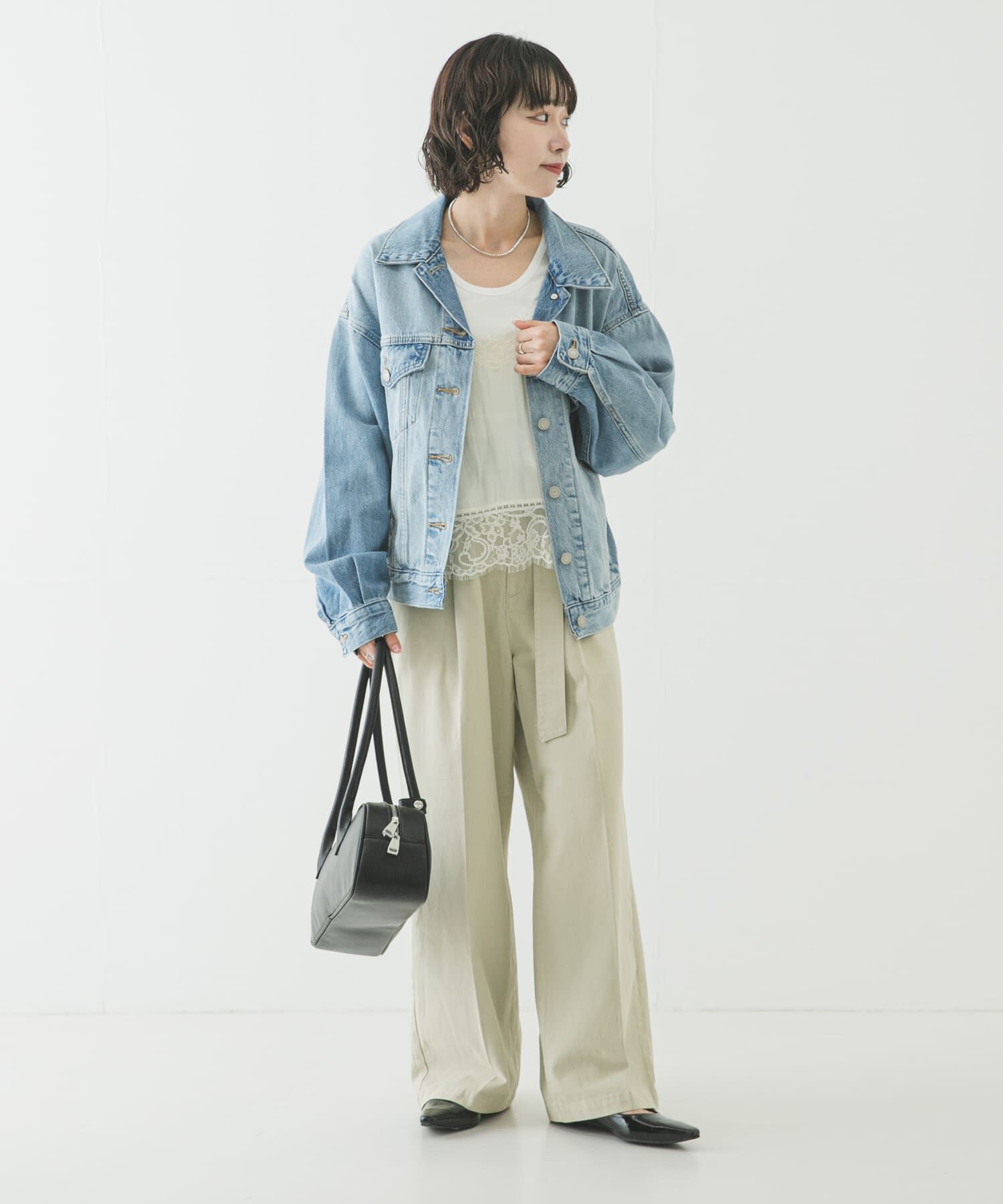URBAN RESEARCH「『3サイズ展開』ベルト付きタックワイドチノパンツ」|その他|