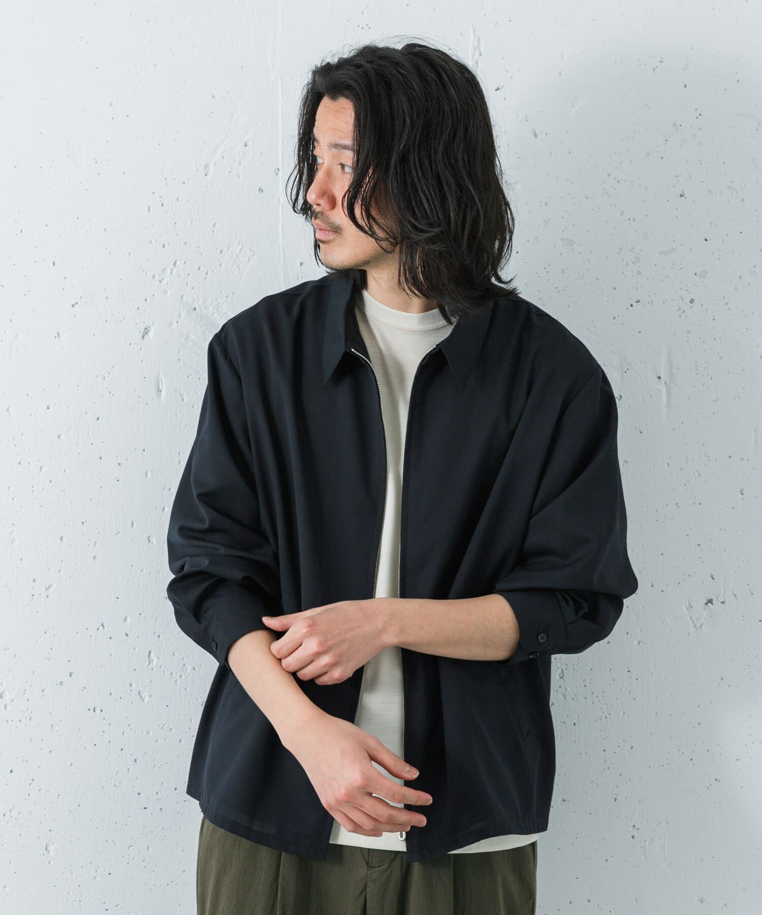 URBAN RESEARCH「『洗濯可/防シワ/接触冷感』WASHABLE WOOL SPORTS JACKET」|ブルゾン・スタジャン|