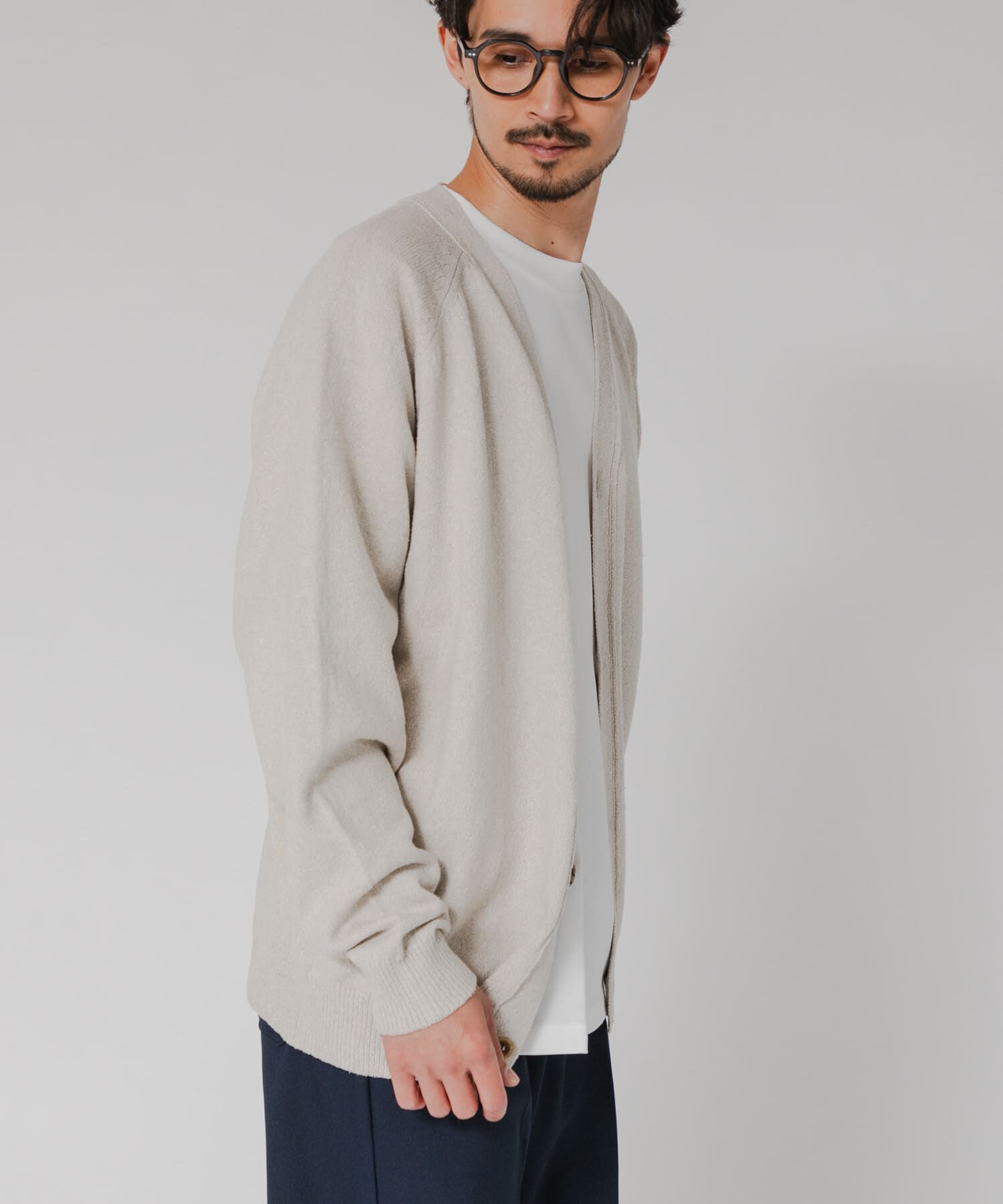 URBAN RESEARCH「SILK NOIL CARDIGAN」|カーディガン|