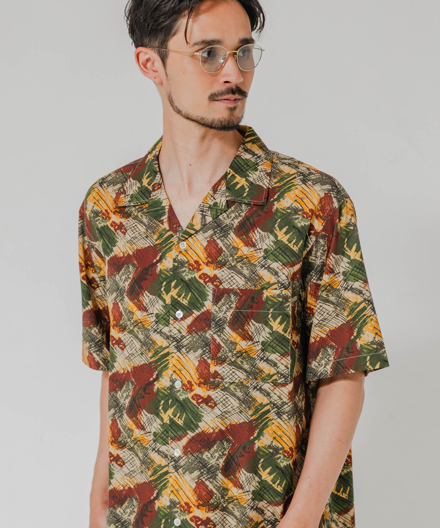 URBAN RESEARCH「LONGCHAMP OPEN COLLAR SHIRTS」|シャツ・ブラウス|