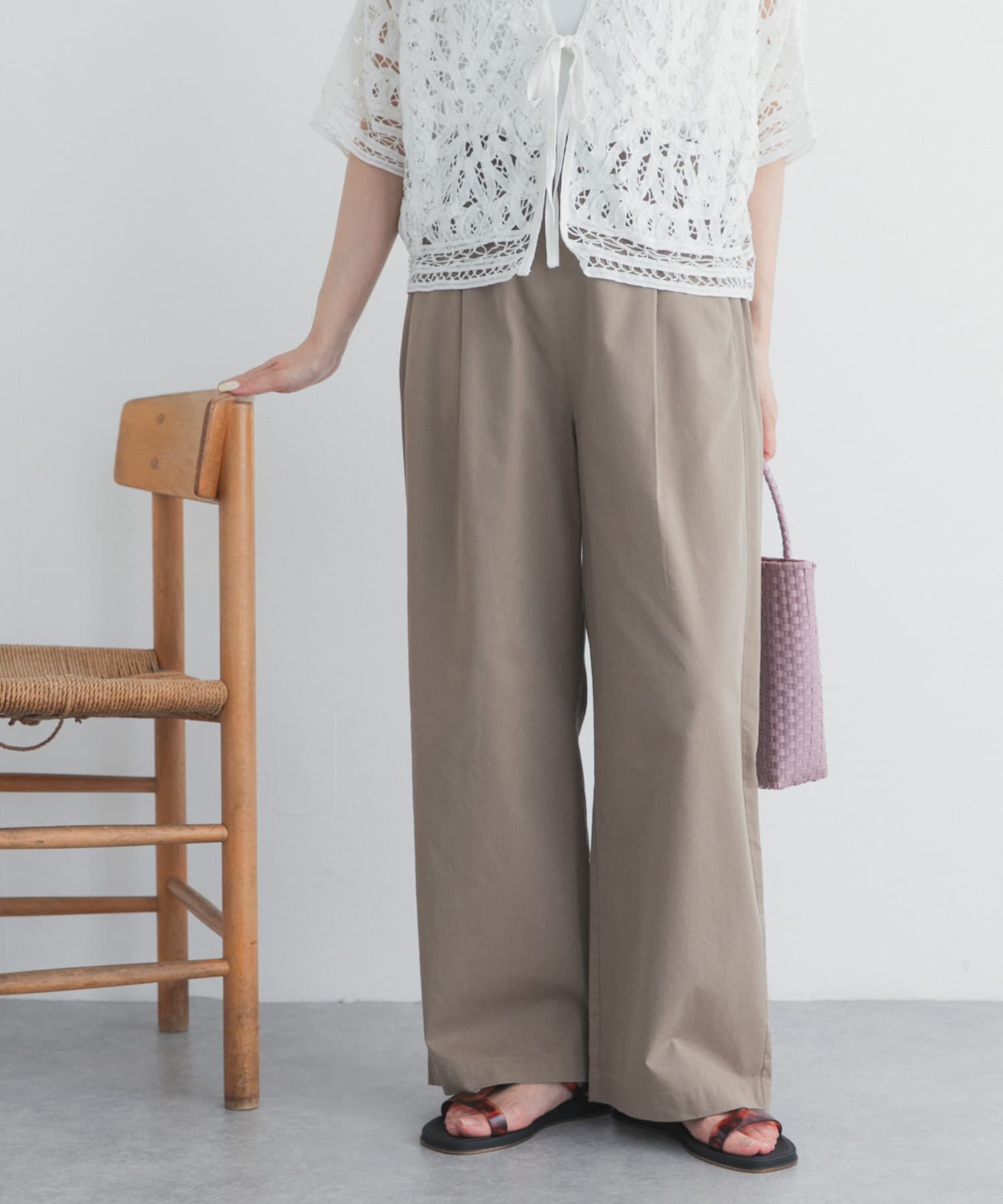 URBAN RESEARCH DOORS「レーヨンコットンイージーパンツ」|その他|