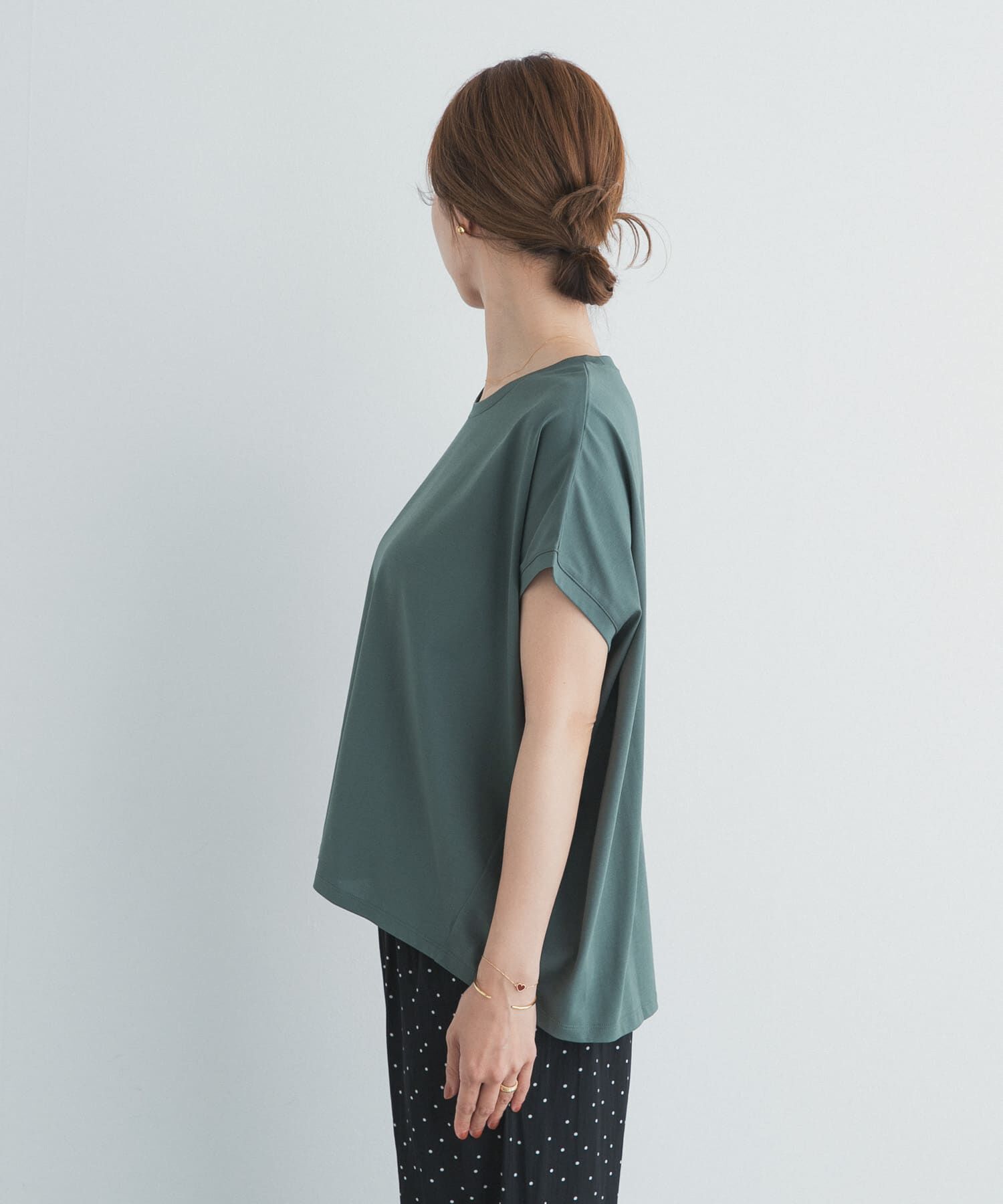 URBAN RESEARCH DOORS「『UR TECH』汗染み防止ドルマンTシャツ」|Tシャツ・カットソー|
