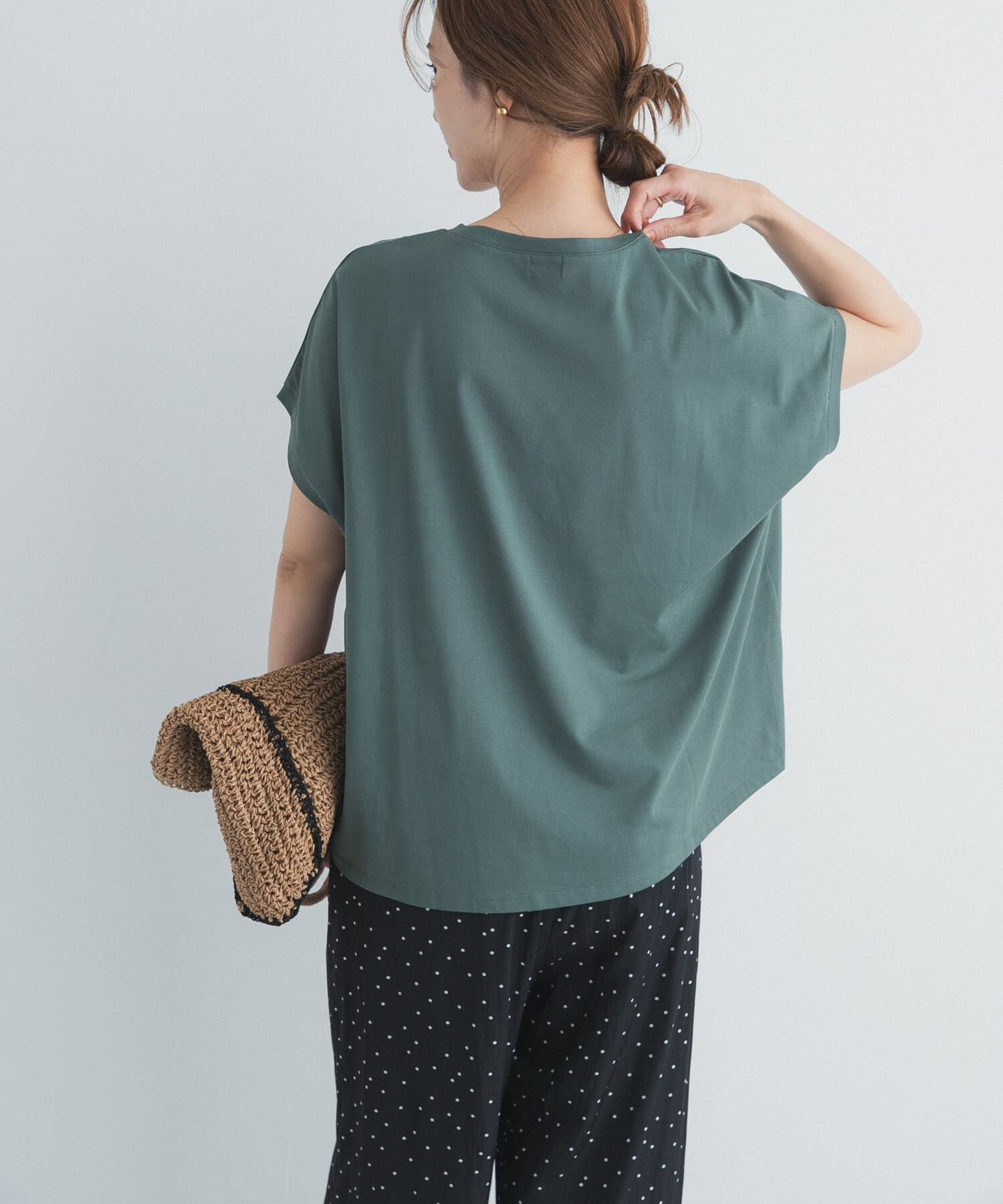 URBAN RESEARCH DOORS「『UR TECH』汗染み防止ドルマンTシャツ」|Tシャツ・カットソー|