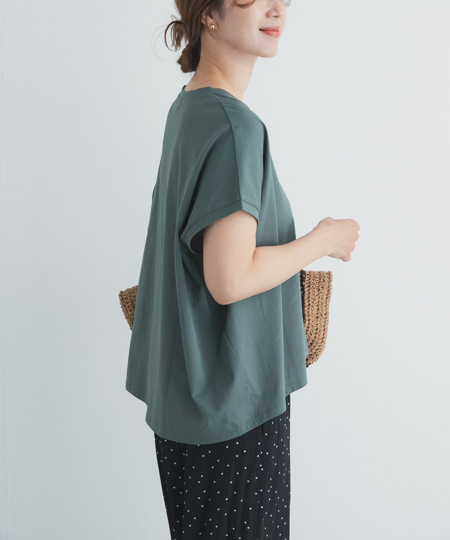 URBAN RESEARCH DOORS「『UR TECH』汗染み防止ドルマンTシャツ」|Tシャツ・カットソー|