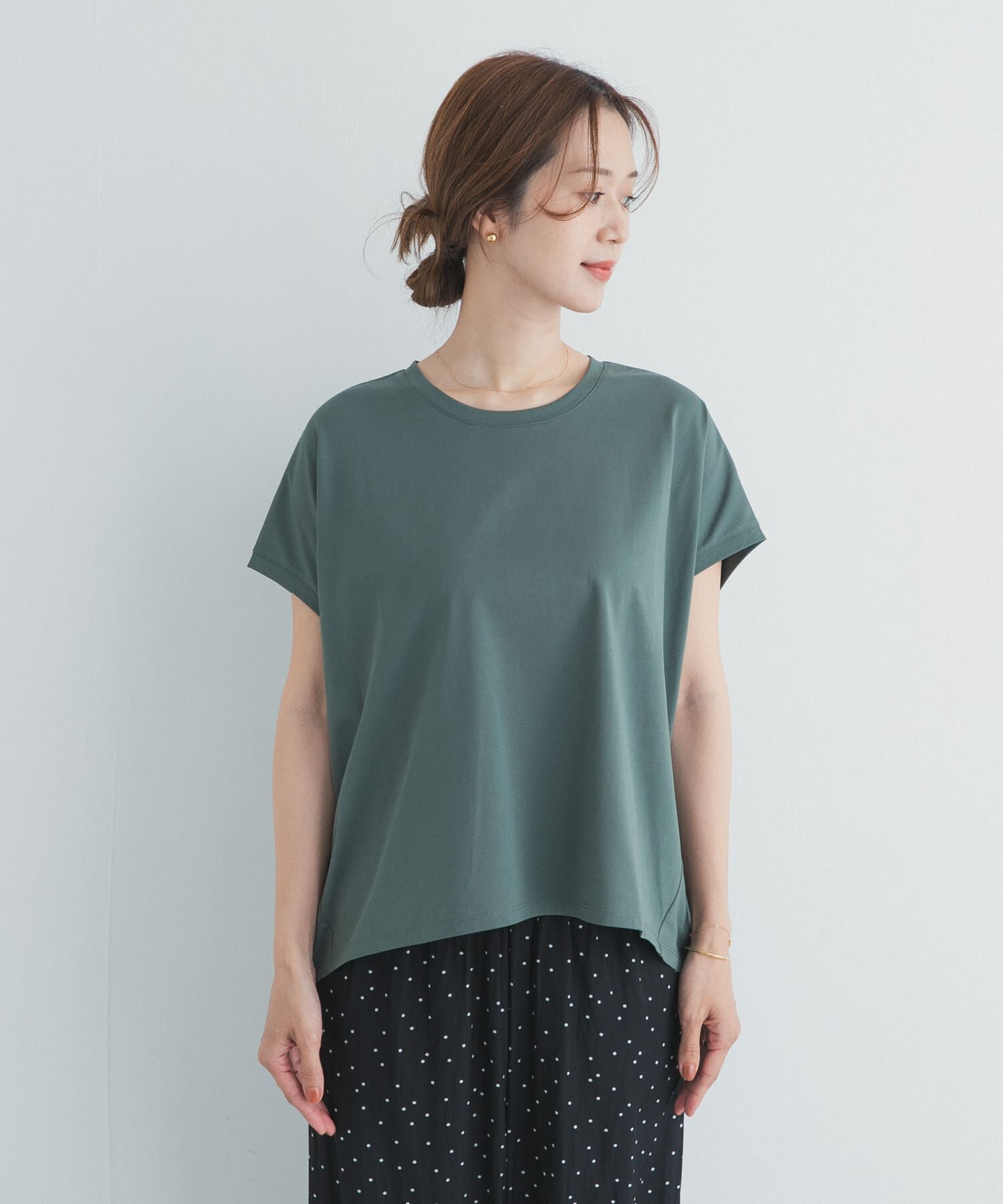 URBAN RESEARCH DOORS「『UR TECH』汗染み防止ドルマンTシャツ」|Tシャツ・カットソー|