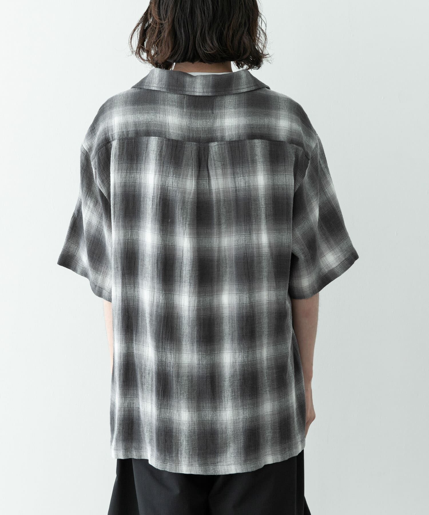 Sonny Label 「オーバーダイチェックショートスリーブシャツ」|シャツ・ブラウス|