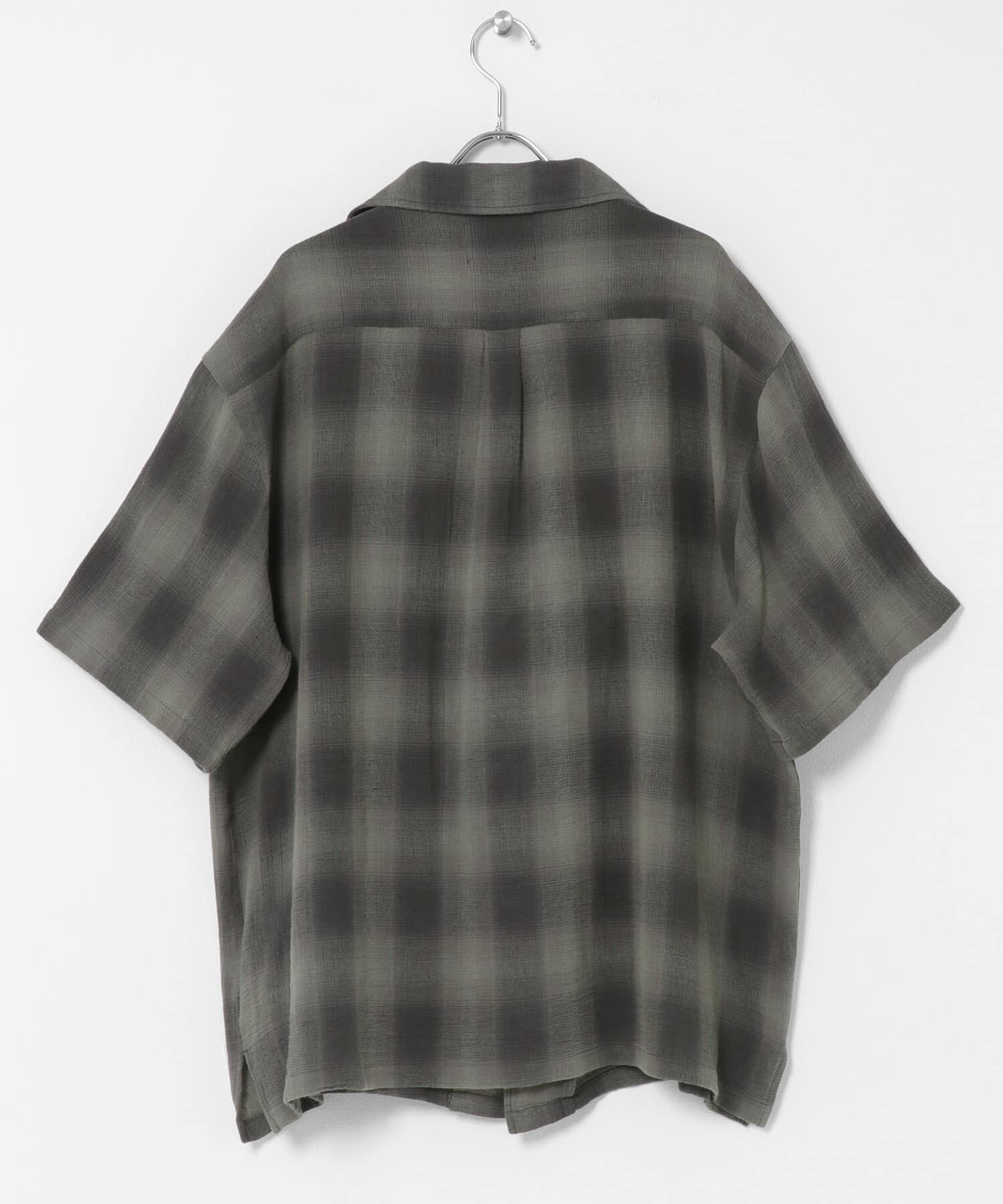 Sonny Label 「オーバーダイチェックショートスリーブシャツ」|シャツ・ブラウス|