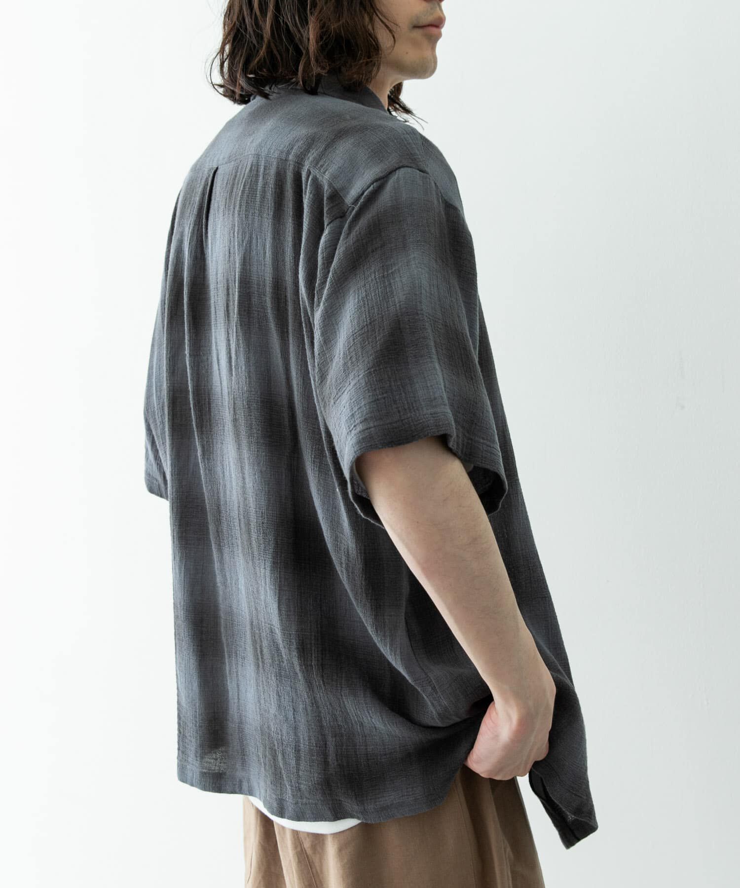 Sonny Label 「オーバーダイチェックショートスリーブシャツ」|シャツ・ブラウス|