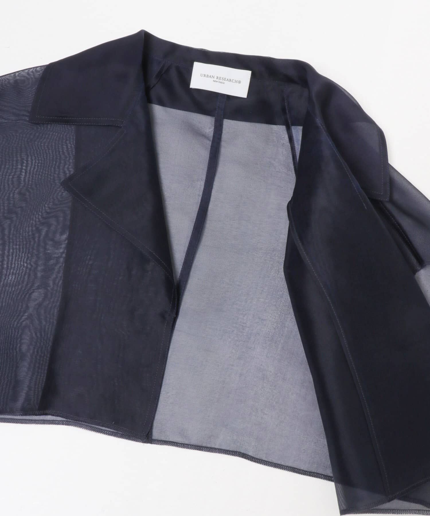 URBAN RESEARCH「new basic　SILK ORGANDY SHORT SHIRTS」|シャツ・ブラウス|