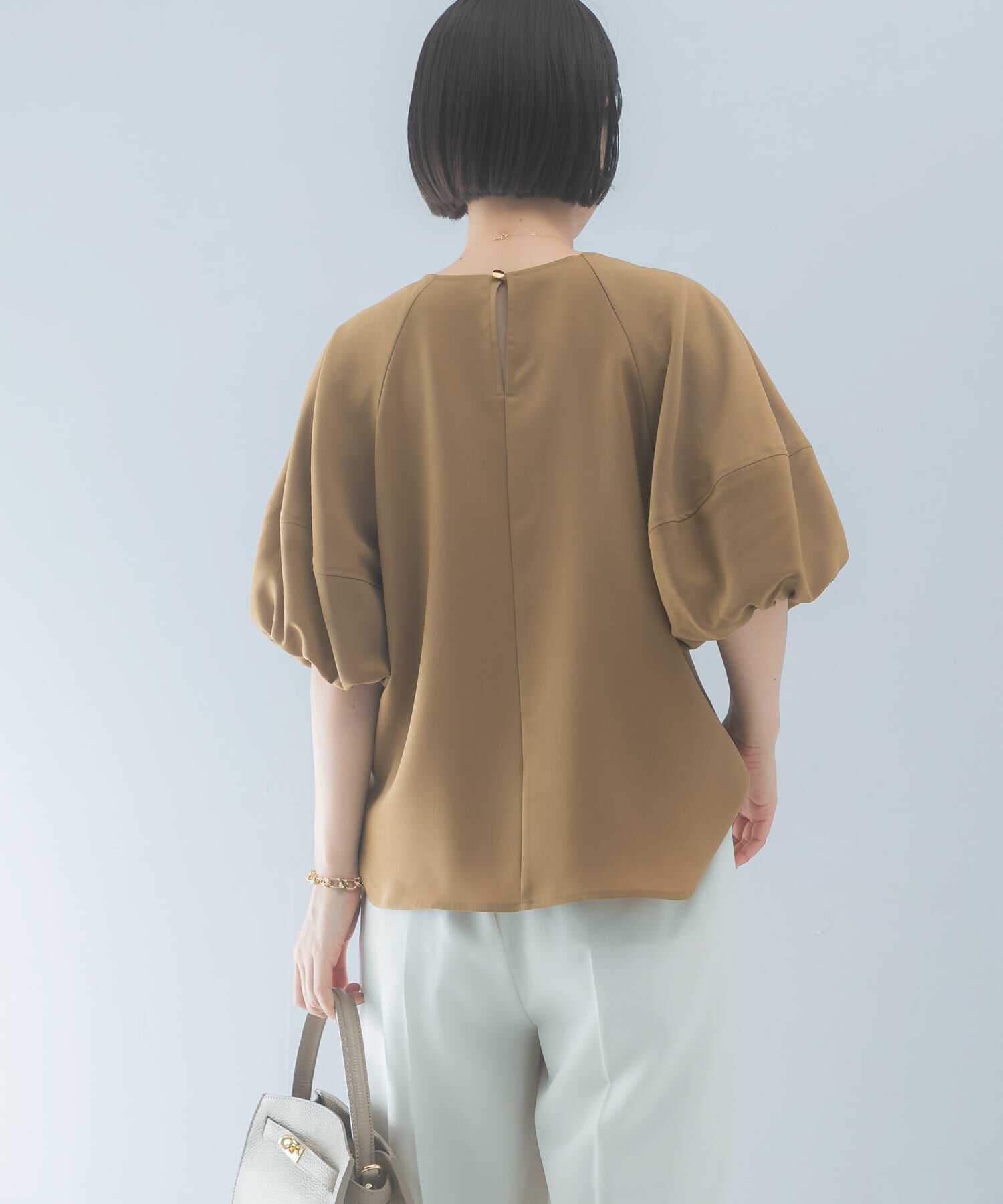 URBAN RESEARCH ROSSO「クールタッチ 吸水速乾バルーンブラウス」|シャツ・ブラウス|