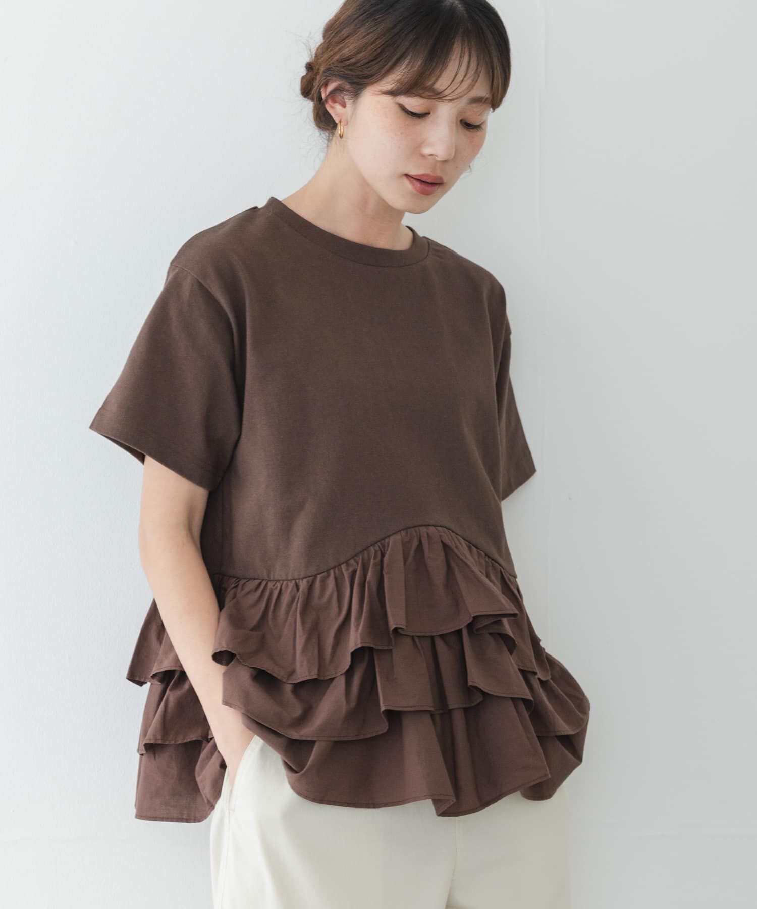 Sonny Label 「ペプラムフリルカットソー」|Tシャツ・カットソー|