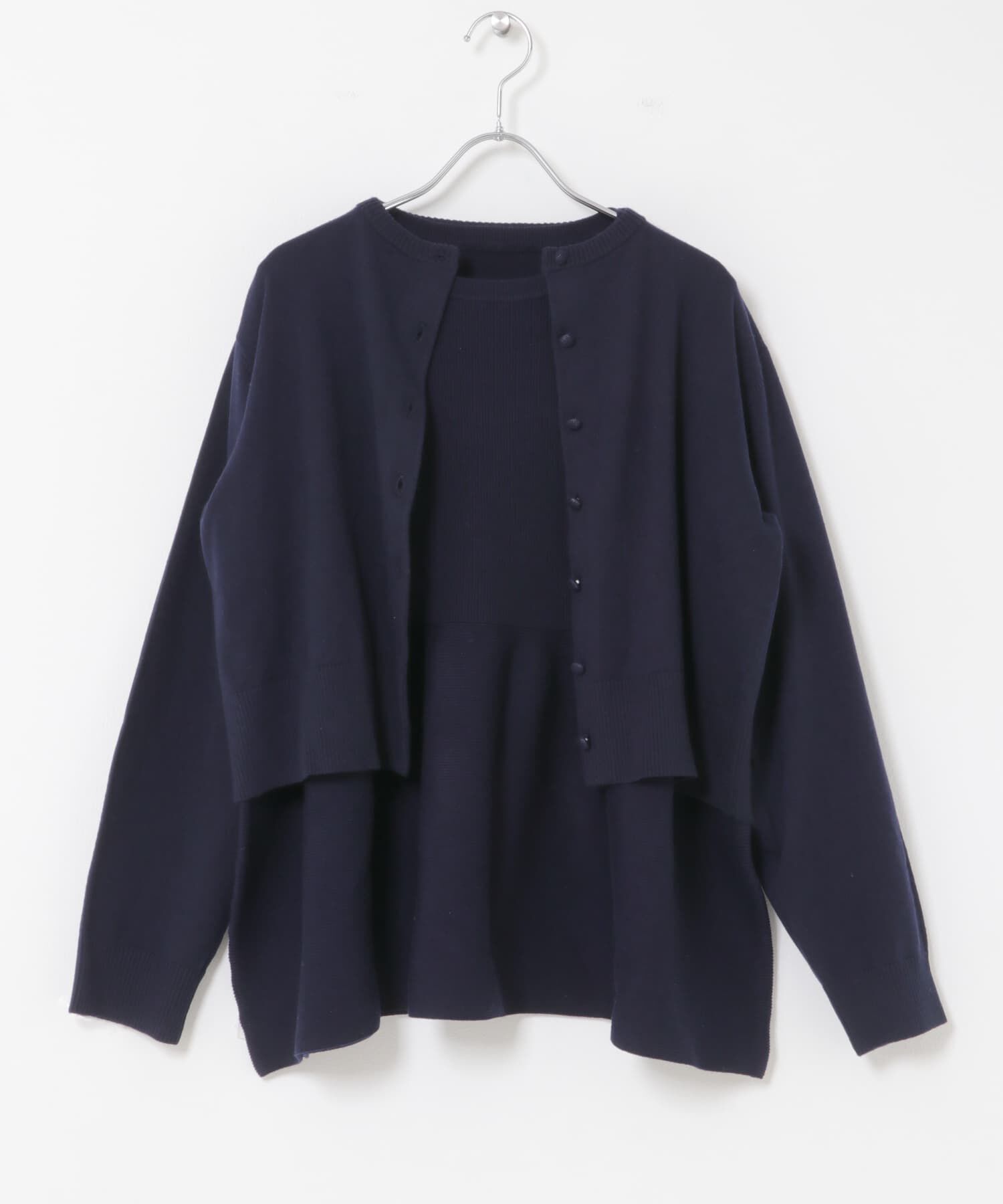 URBAN RESEARCH ROSSO「『WEB限定』フォルムニットアンサンブル」|ニット・セーター|