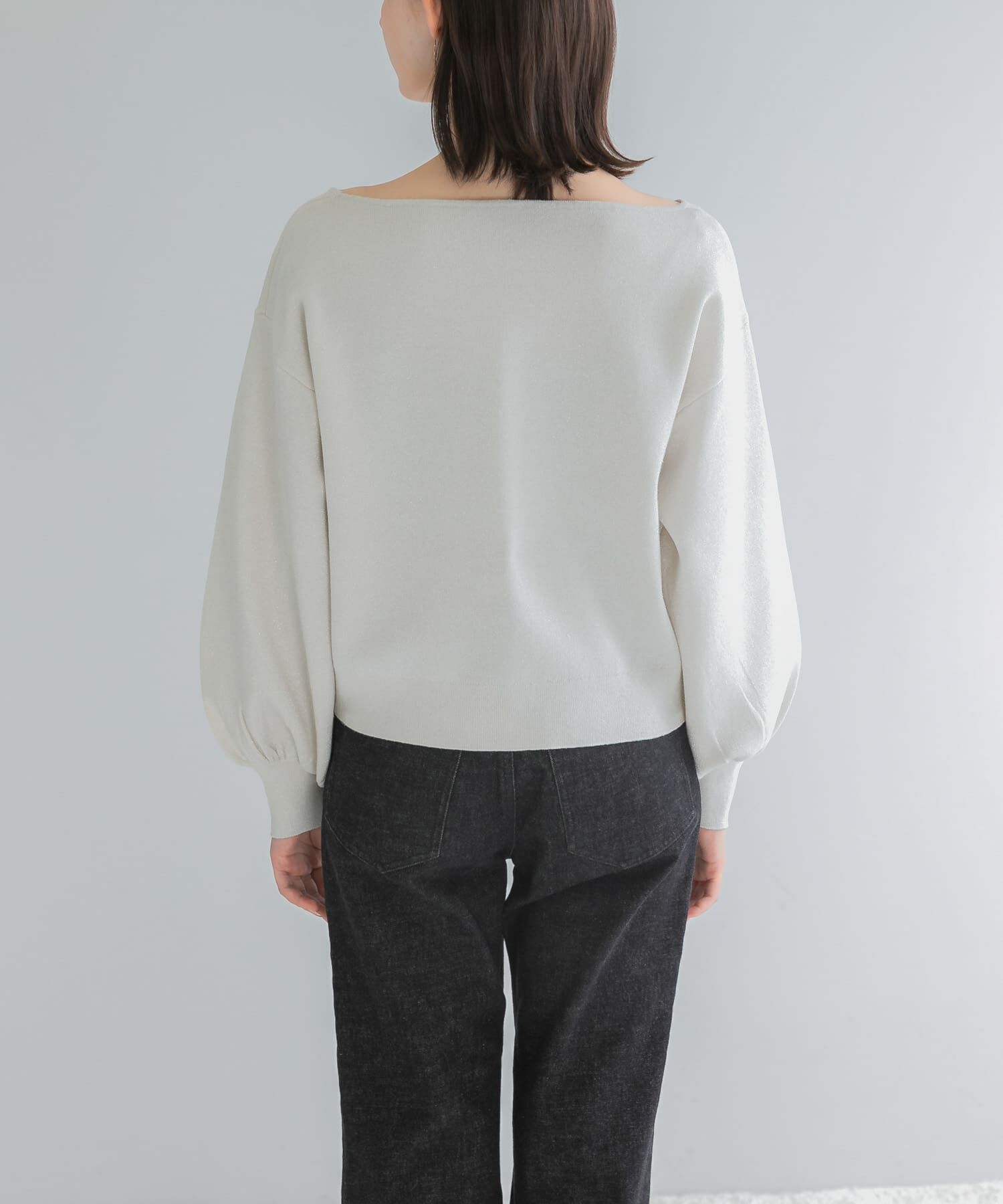 URBAN RESEARCH ROSSO「『一部WEB限定カラー』2WAYオフショルスウェットニット」|ニット・セーター|