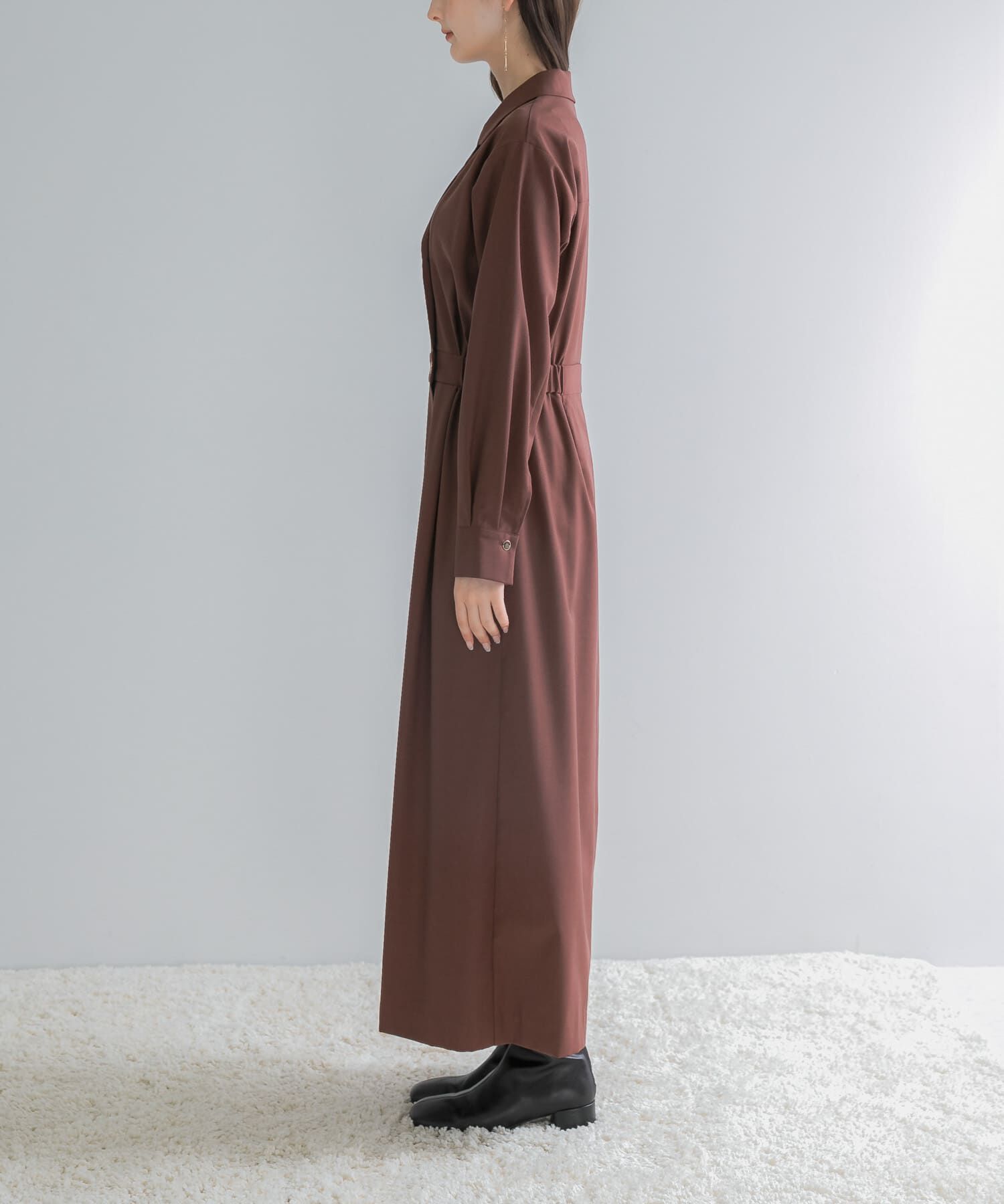 URBAN RESEARCH ROSSO「カシュクールデザインウーステッドワンピース」|ワンピース|