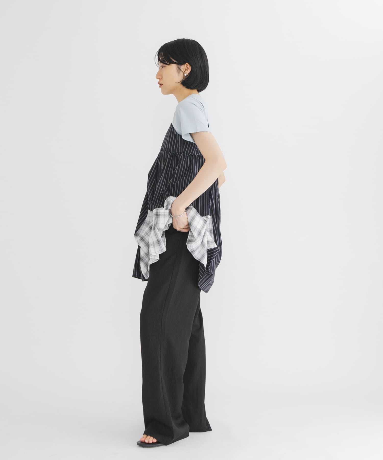  「BASICクロップドTEE」|Tシャツ・カットソー|