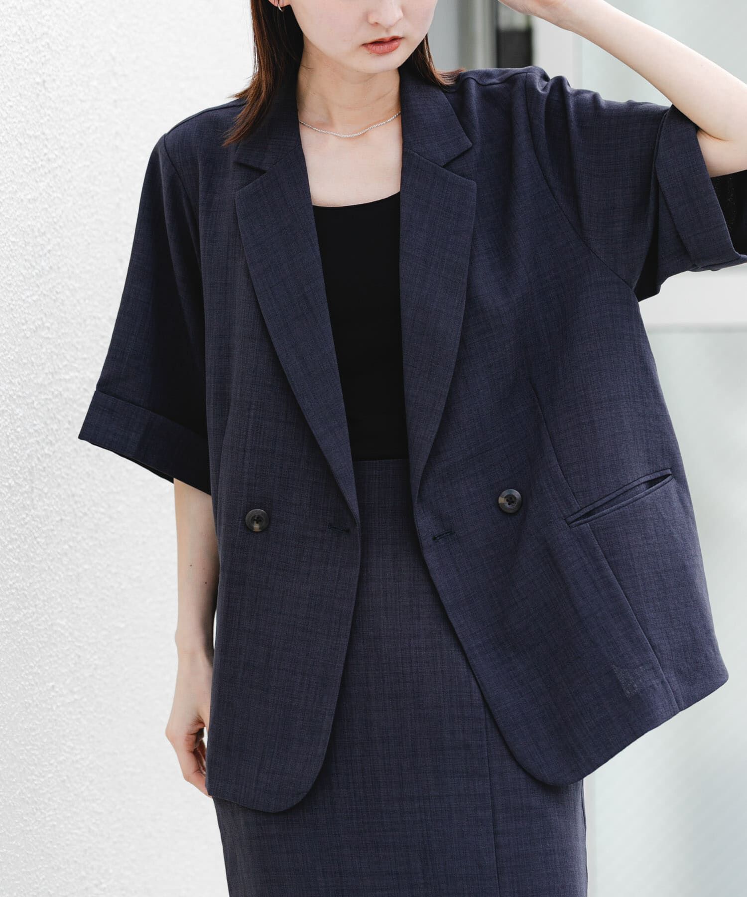 SENSE OF PLACE by URBAN RESEARCH「『一部WEB限定カラー』『UR TECH DRYLUXE』リネンライクジャケット」|その他|