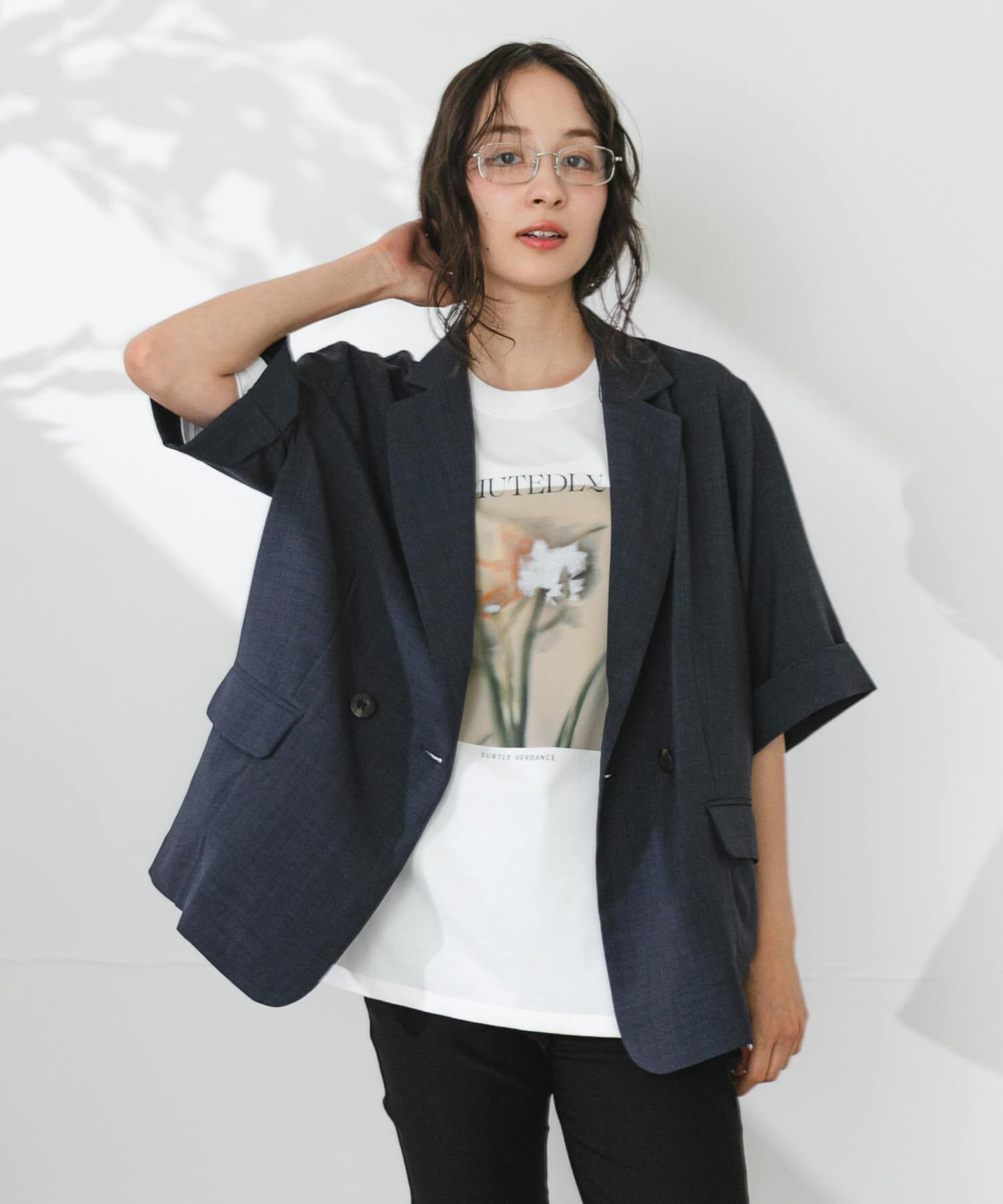 SENSE OF PLACE by URBAN RESEARCH「『一部WEB限定カラー』『UR TECH DRYLUXE』リネンライクジャケット」|その他|ネイビー