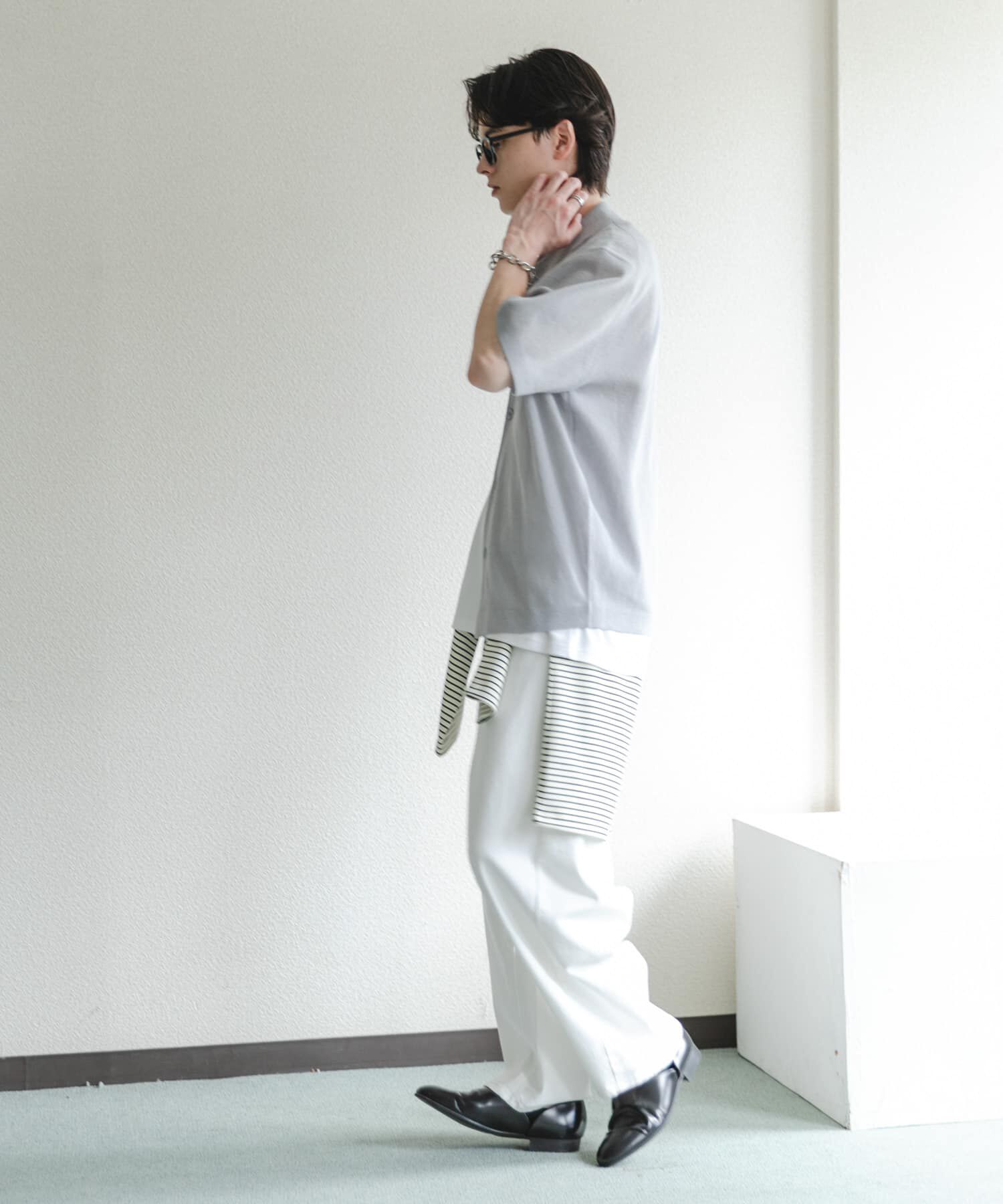 SENSE OF PLACE by URBAN RESEARCH「『一部WEB限定ｶﾗｰ』『ｲｰｼﾞｰｹｱ』ﾘﾈﾝﾌﾞﾚﾝﾄﾞｼｱｰﾆｯ 」|ニット・セーター|