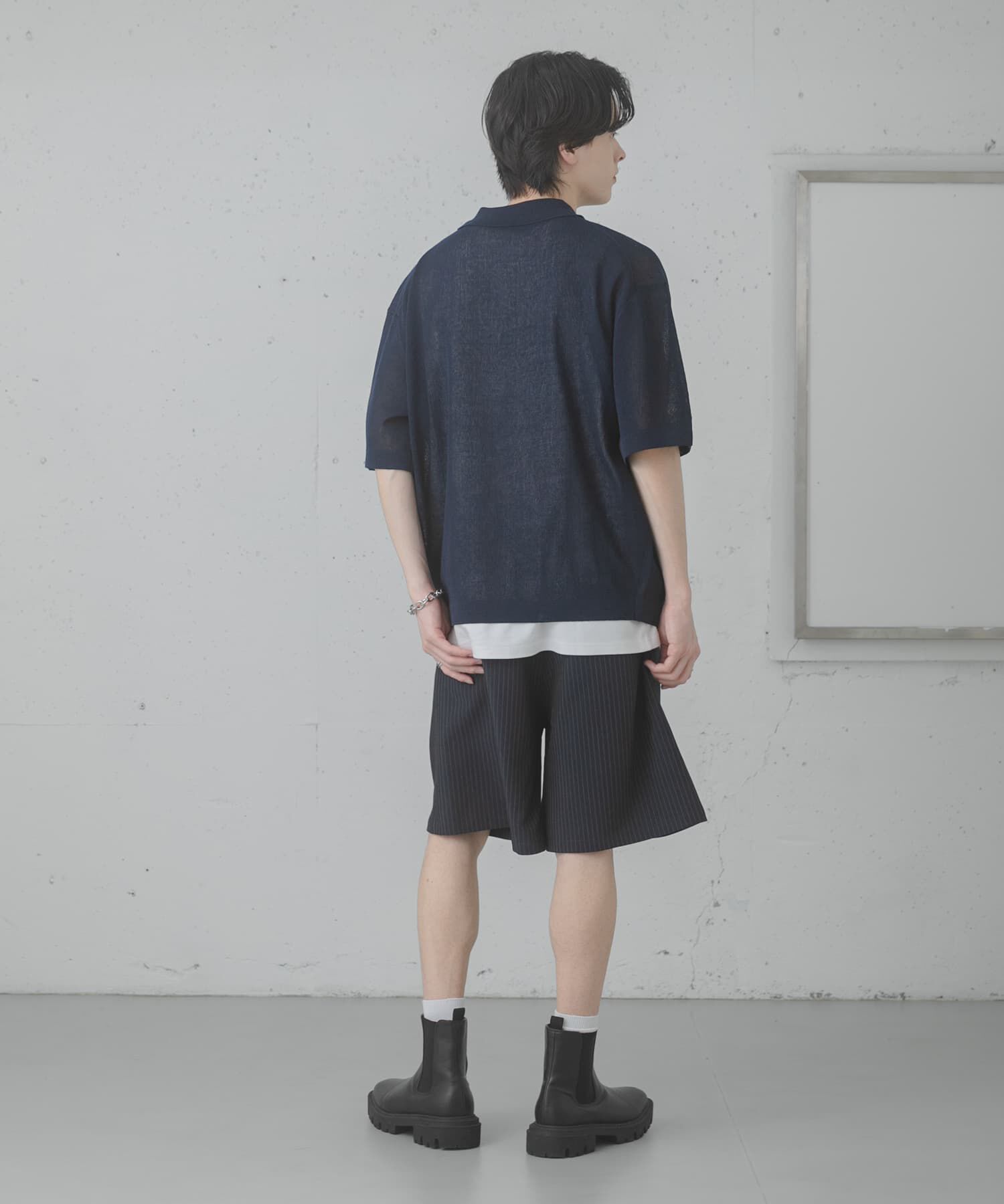 SENSE OF PLACE by URBAN RESEARCH「『一部WEB限定ｶﾗｰ』『ｲｰｼﾞｰｹｱ』ﾘﾈﾝﾌﾞﾚﾝﾄﾞｼｱｰﾆｯ 」|ニット・セーター|