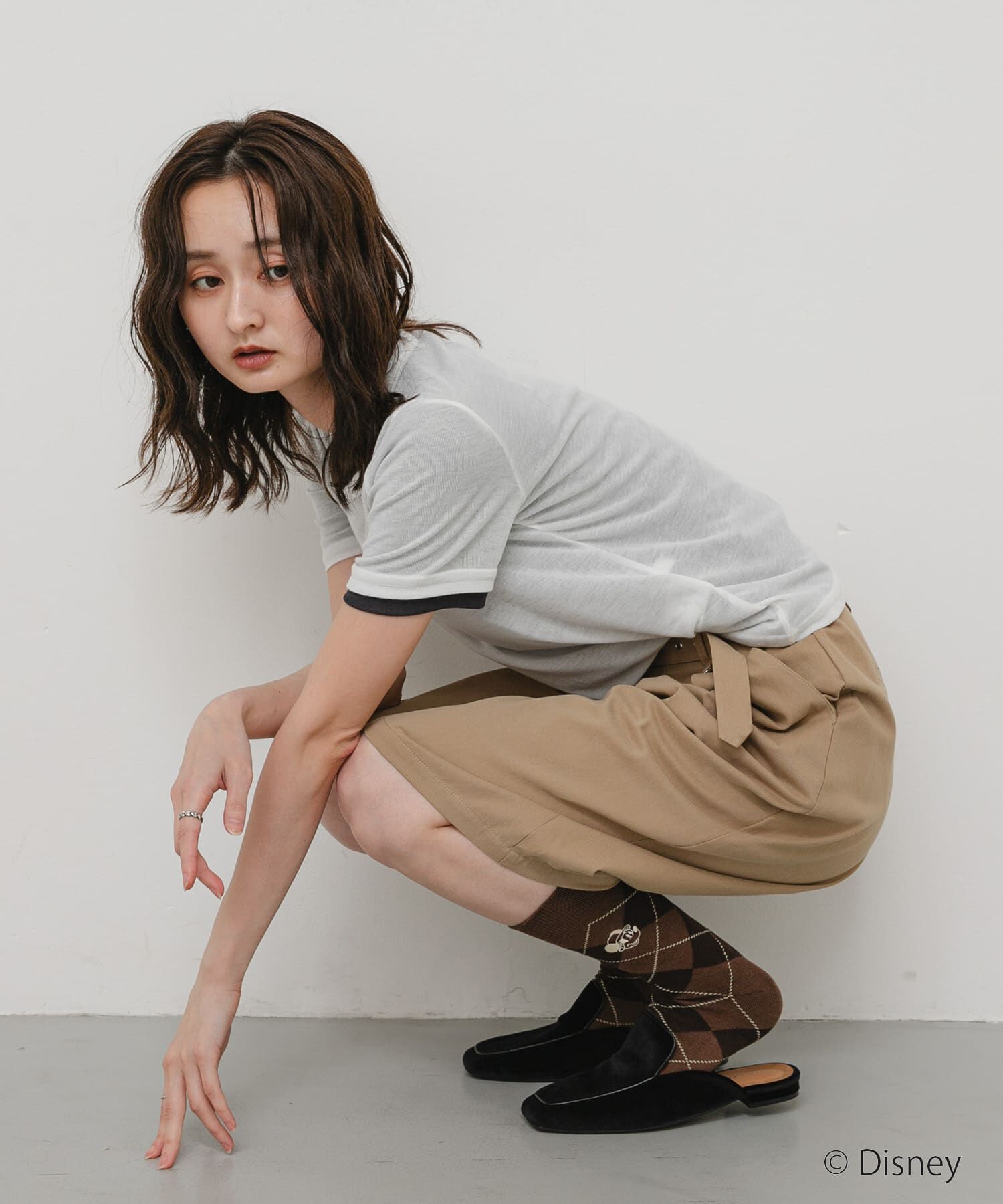 SENSE OF PLACE by URBAN RESEARCH「別注/Disney/アーガイルソックス」|ソックス|