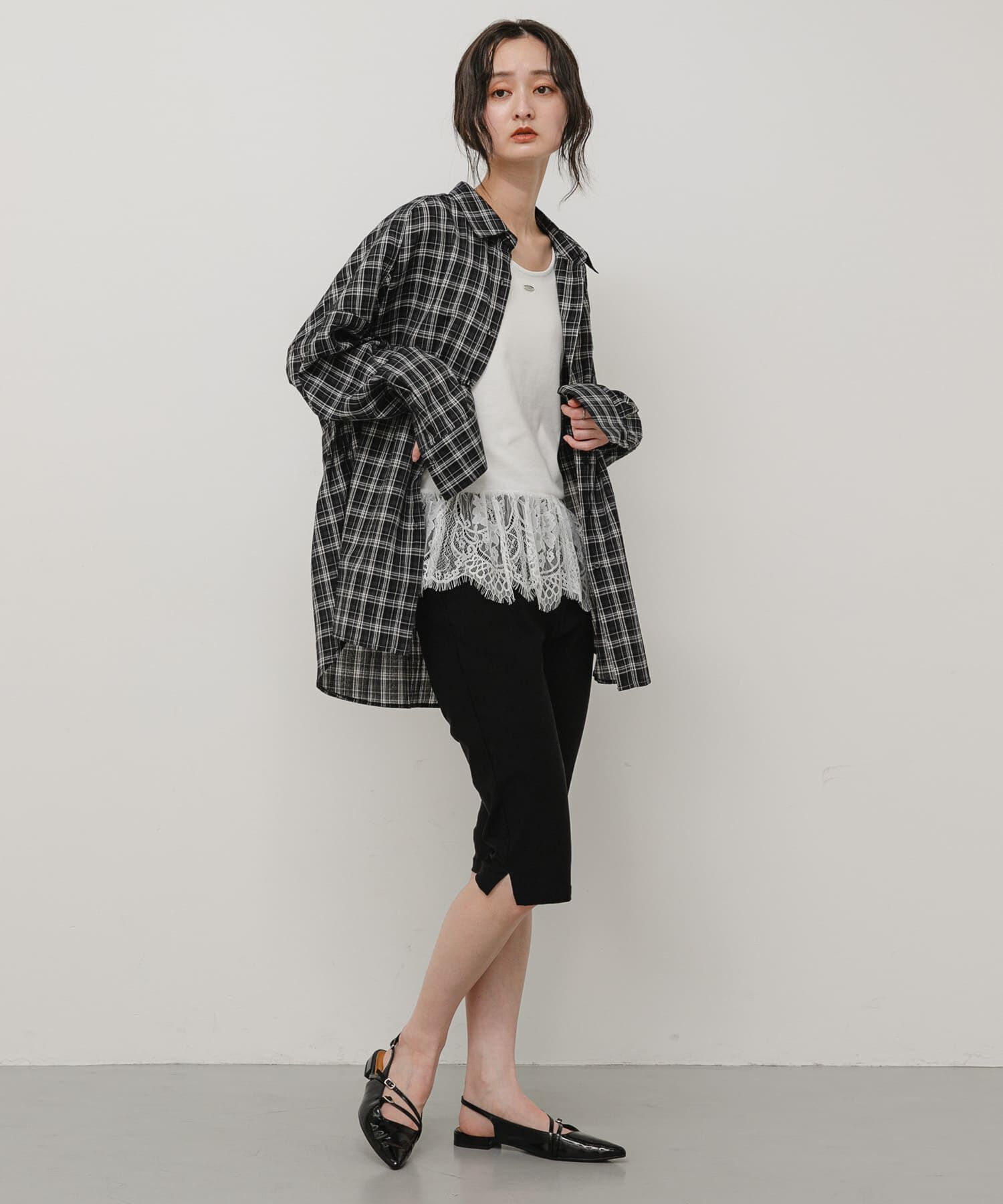 SENSE OF PLACE by URBAN RESEARCH「2WAYティアードフリルレーストップ」|タンクトップ|