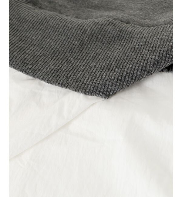 le.coeur blanc「《手洗い可能》TORRAZZO DONNAニット&times;シャツチュニック」|ニット・セーター|