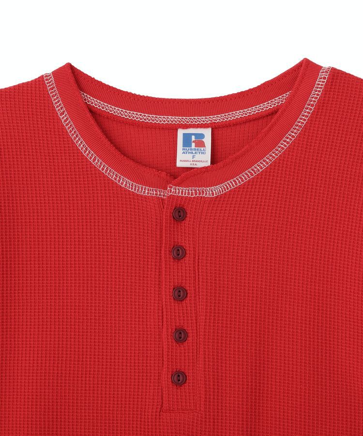 AMERICAN HOLIC「【RUSSELL】ワッフルヘンリーTシャツ」|Tシャツ・カットソー|