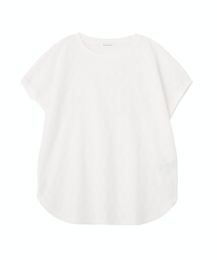 AMERICAN HOLIC「フレンチスリーブ総レースプルオーバー」|Tシャツ・カットソー|