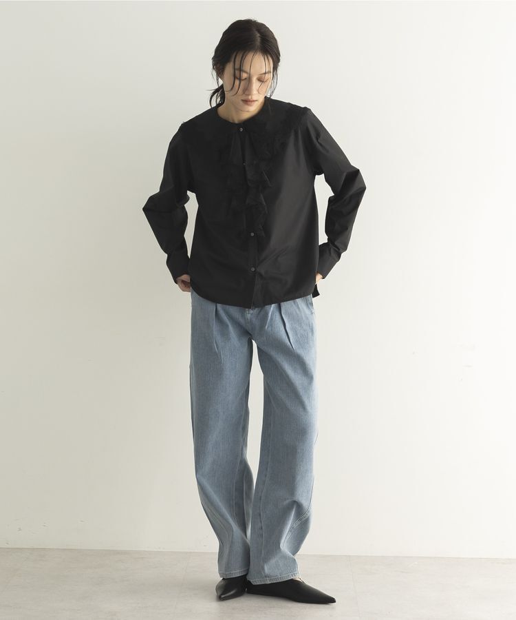 GARAGE OF GOOD CLOTHING「タックコクーンデニムパンツ」|デニム|