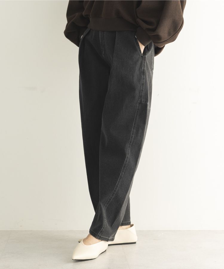 GARAGE OF GOOD CLOTHING「タックコクーンデニムパンツ」|デニム|