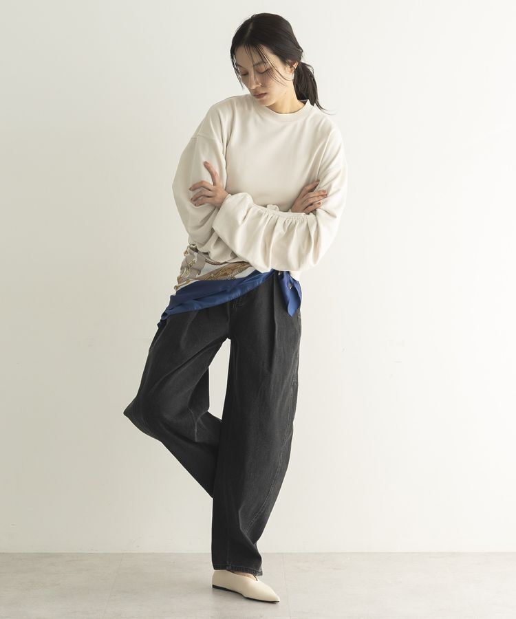 GARAGE OF GOOD CLOTHING「タックコクーンデニムパンツ」|デニム|